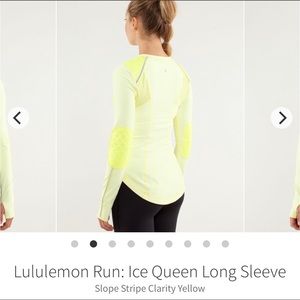 Lululemon Run: Ice Queen Long Sleeve size 6